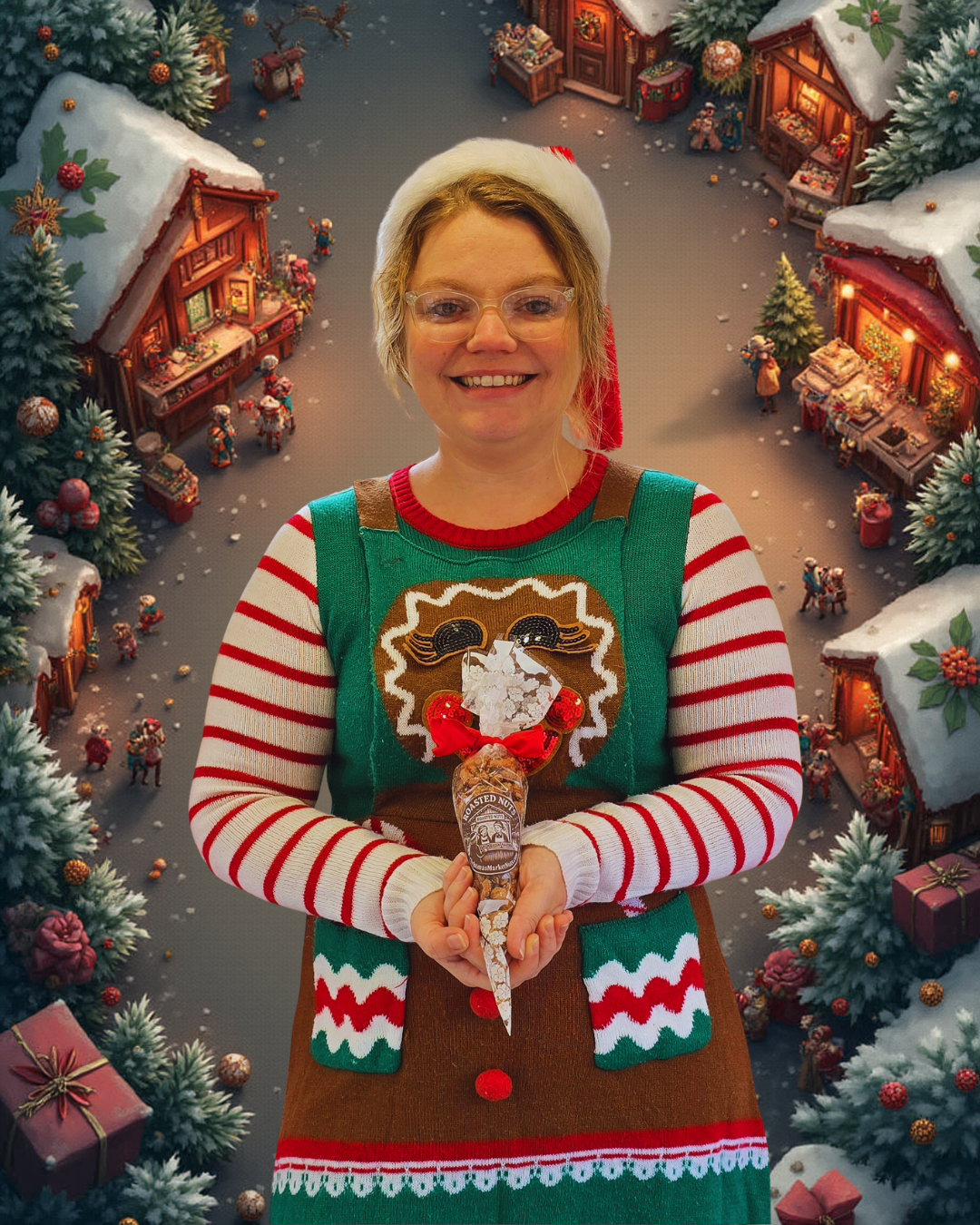 4 oz Bavarian Cone Bag. The perfect small gift or a great present topper!