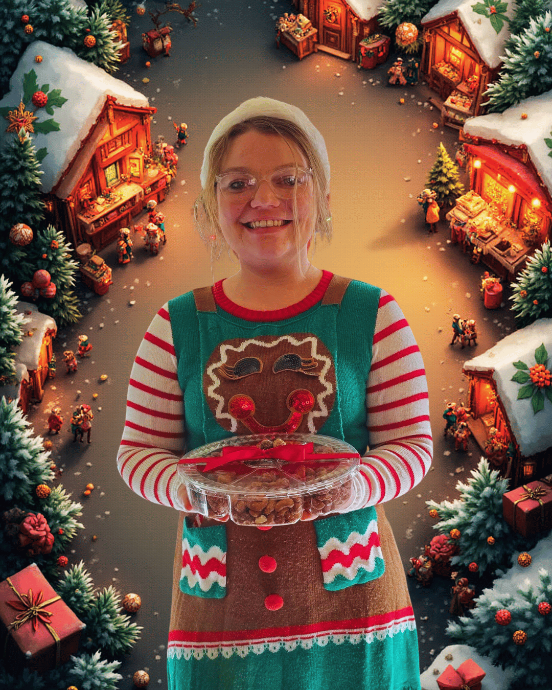 30 oz Deluxe Bavarian Roasted Nut Tray. A great gift!