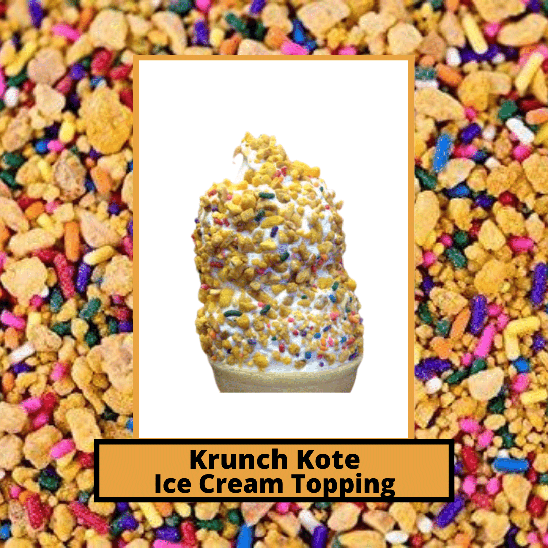 Krunch Kote Peanut Brittle Ice Cream Topping