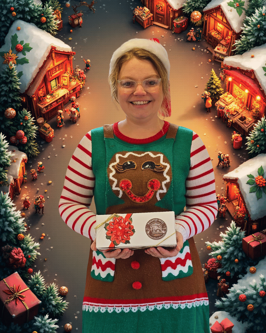 26 oz Holiday Ribbon Box