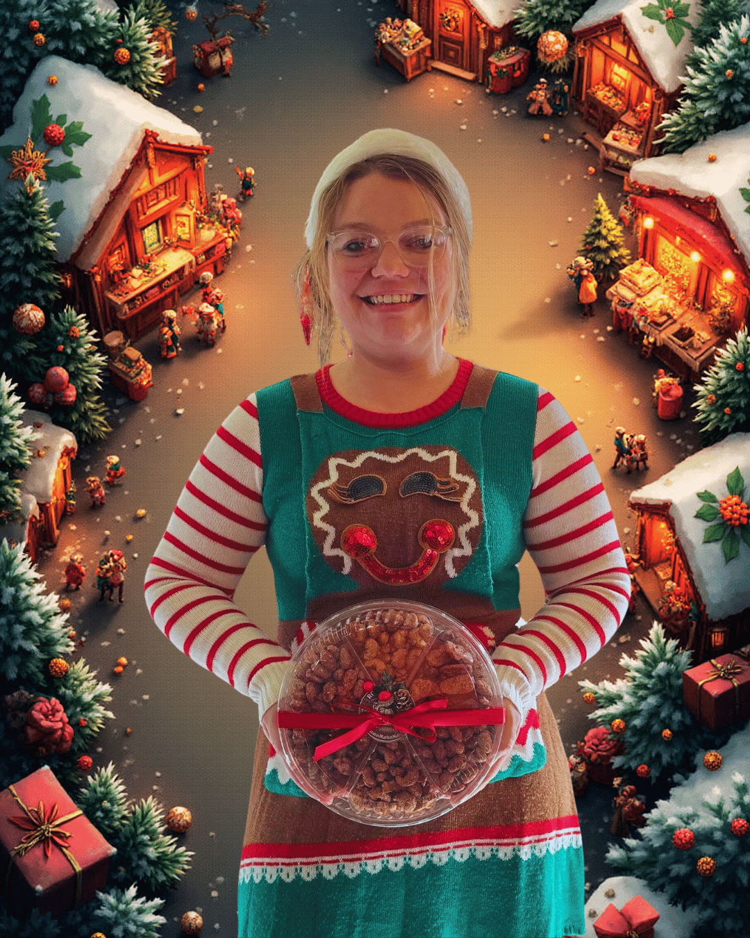 30 oz Deluxe Bavarian Roasted Nut Tray. A great gift!