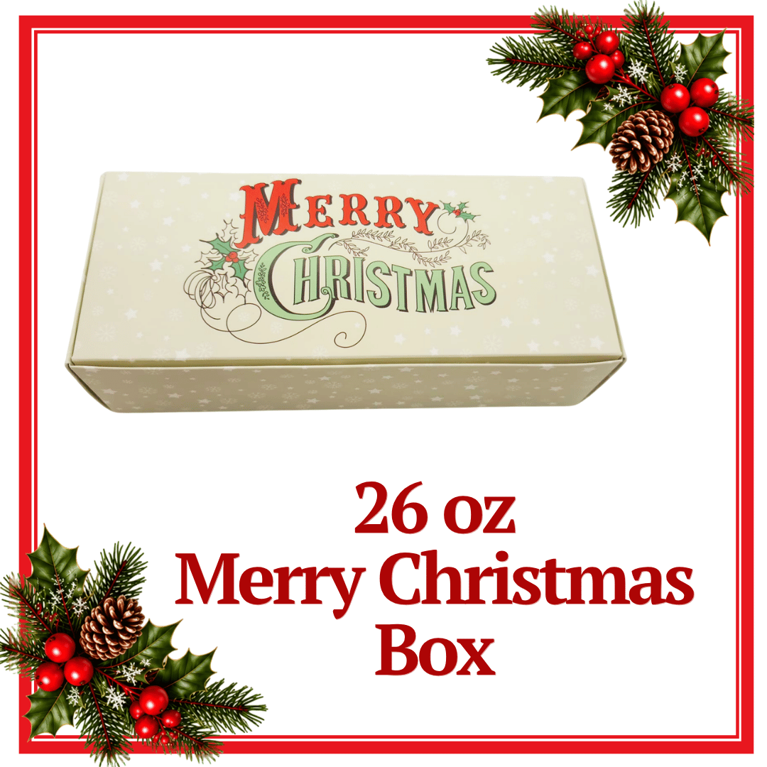 26 oz Christmas Nut Box