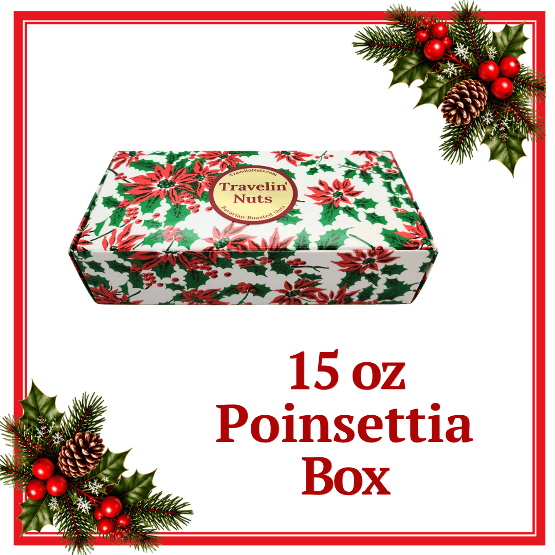15 Oz Poinsettia Box