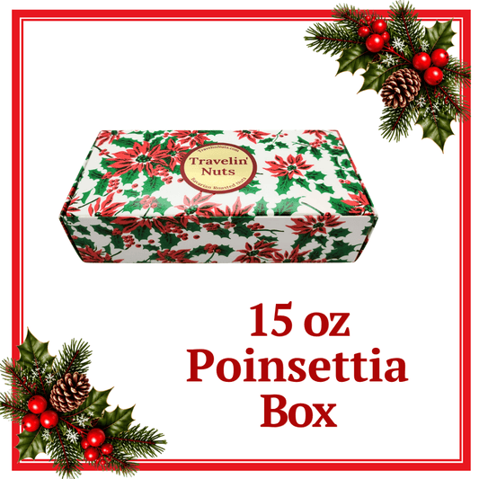 15 Oz Poinsettia Box