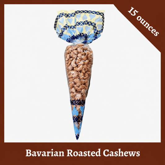 Bavarian Roasted Cashews- 15oz Bavarian Cone