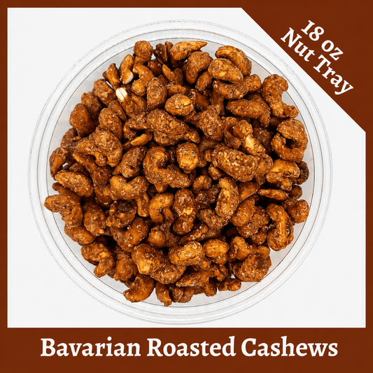 Bavarian Roasted Cashews - 18oz Nut Tray