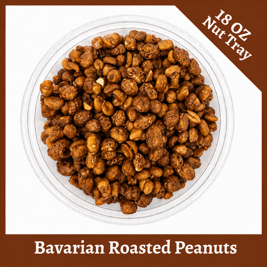 Bavarian Roasted Peanuts- 18oz Nut Tray