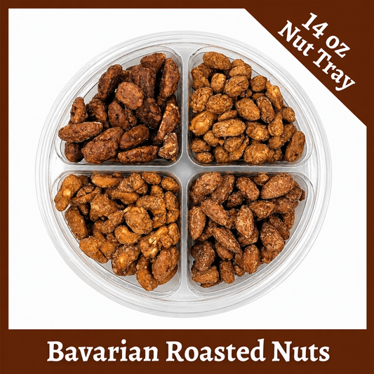 Bavarian Roasted 4 Section Nut Tray - 14oz