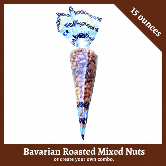 Bavarian Roasted Mixed Nuts- 15oz Bavarian Cone