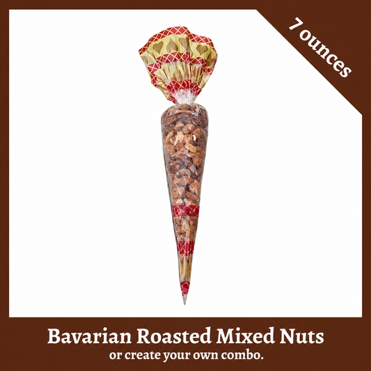 Bavarian Roasted Mixed Nuts - 7oz Cone