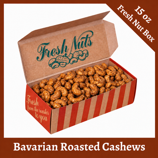 Bavarian Roasted Pecans- 15oz Fresh Nut Box