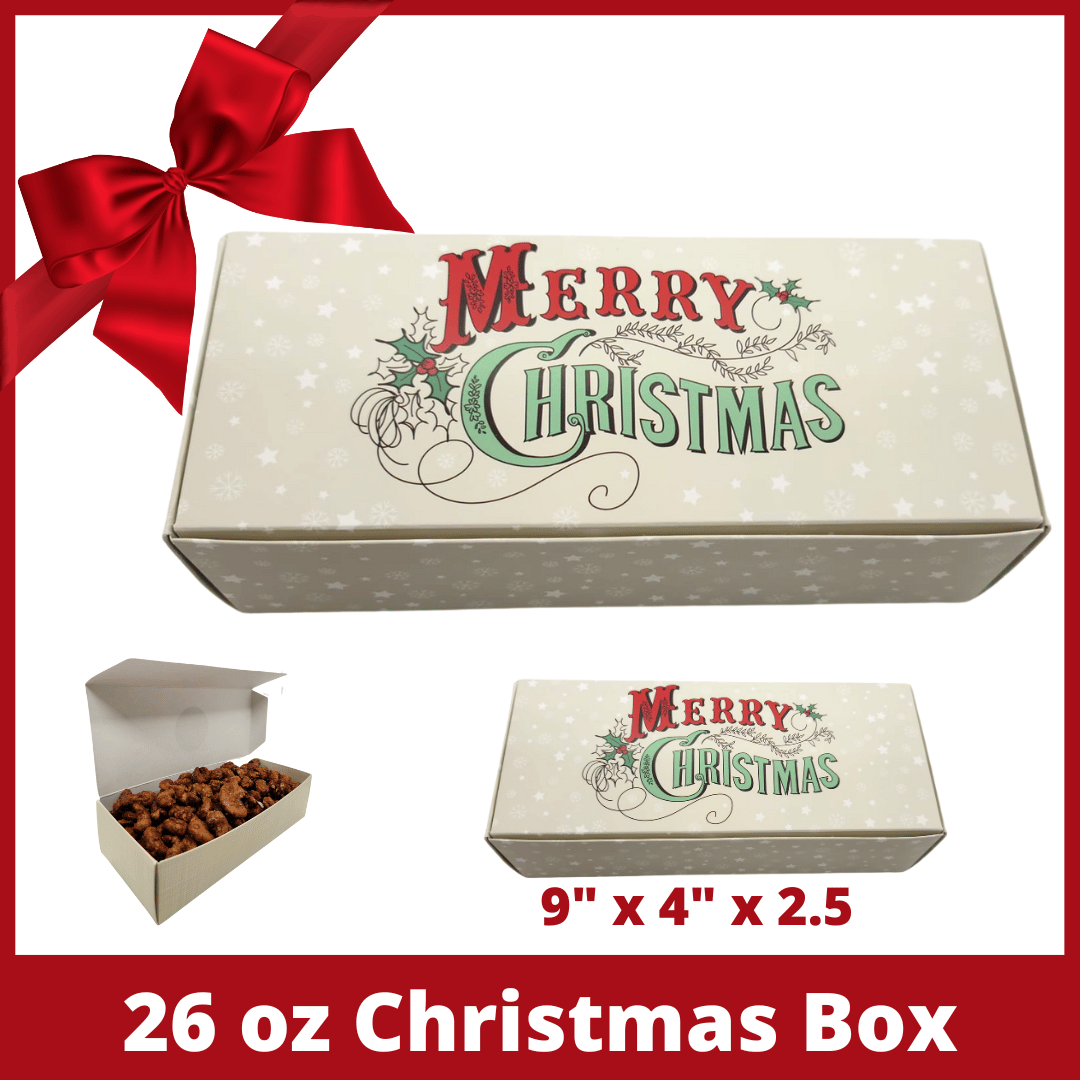 26 oz Christmas Nut Box